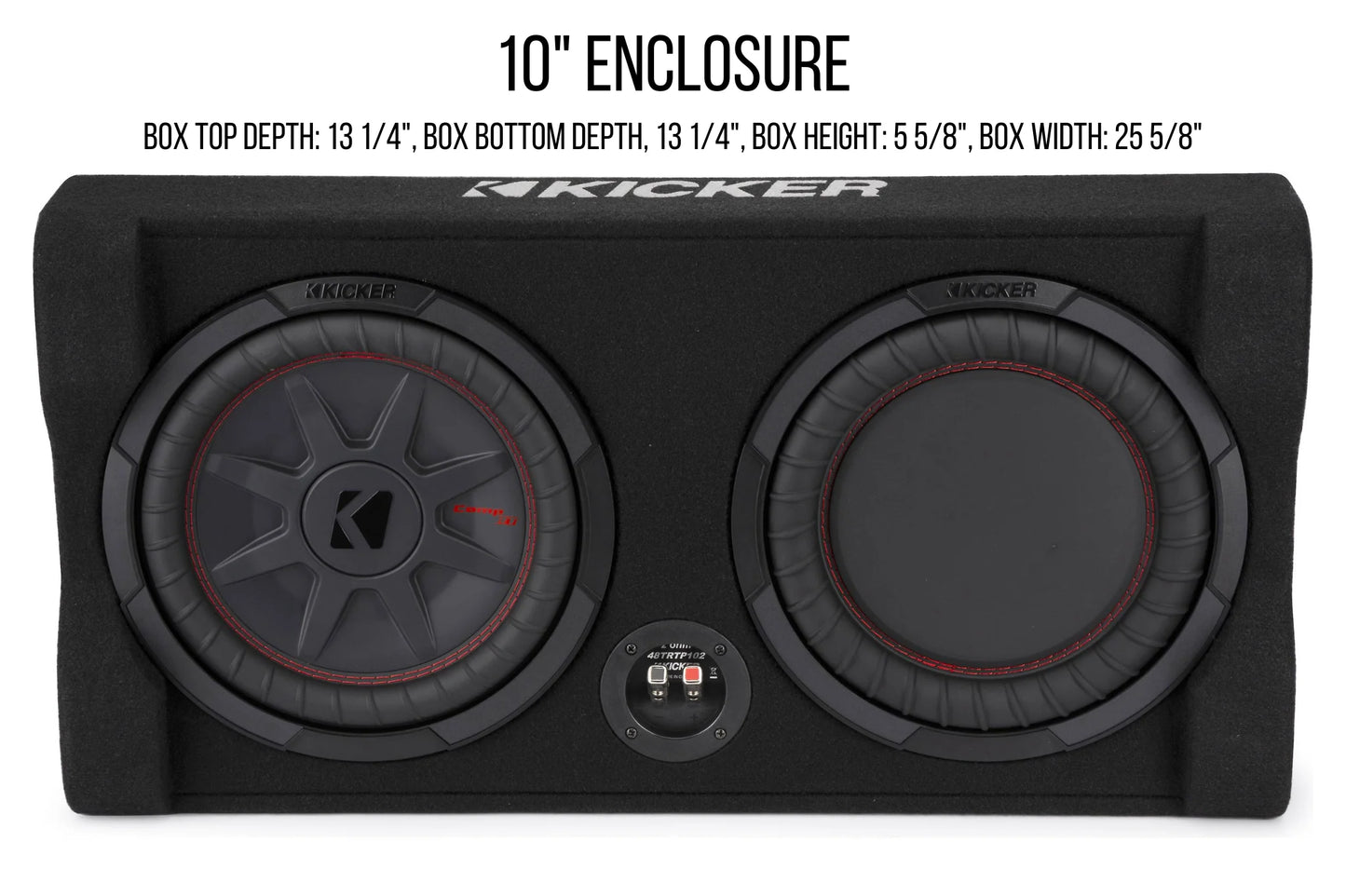 Kicker Plug & Play 5-Channel Amplifier and Down-fire Subwoofer Kit | '10 - '24 4Runner