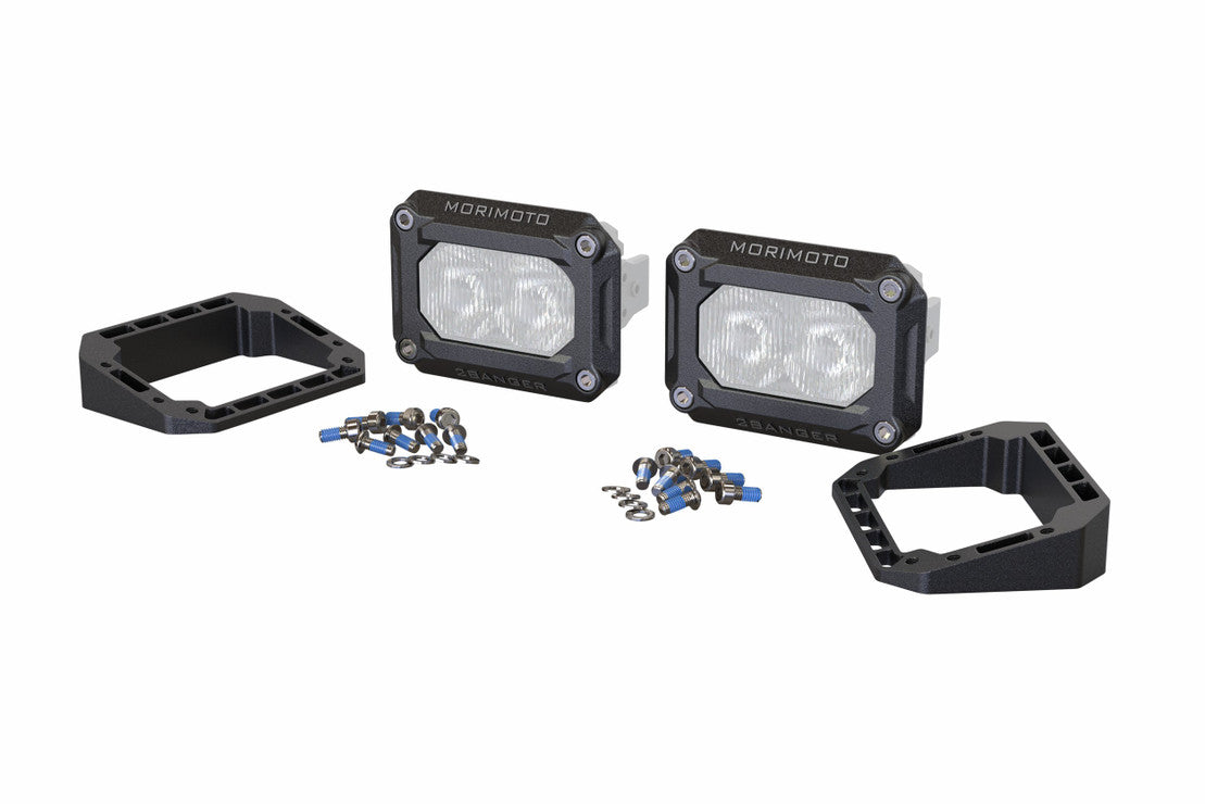 Morimoto 2Banger Flush Mount Kit | Universal Fitment