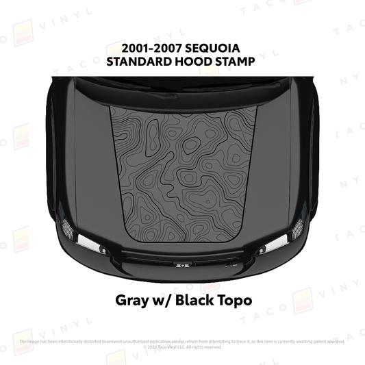 Taco Vinyl Sequoia Hood Stamp | '01 - '07 Sequoia