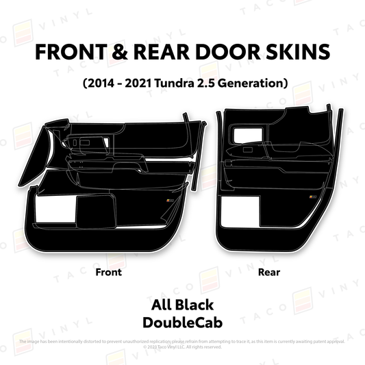 Taco Vinyl Tundra Door Skins | '14 - '21 Tundra