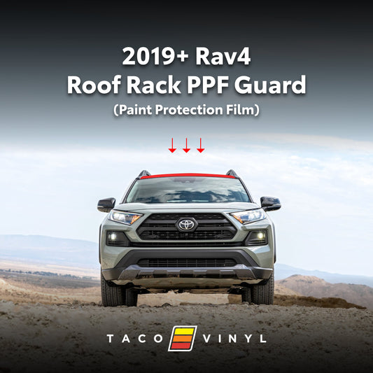 Taco Vinyl Rav4 PPF Roof Rack Guard | '19 - '25 Rav4