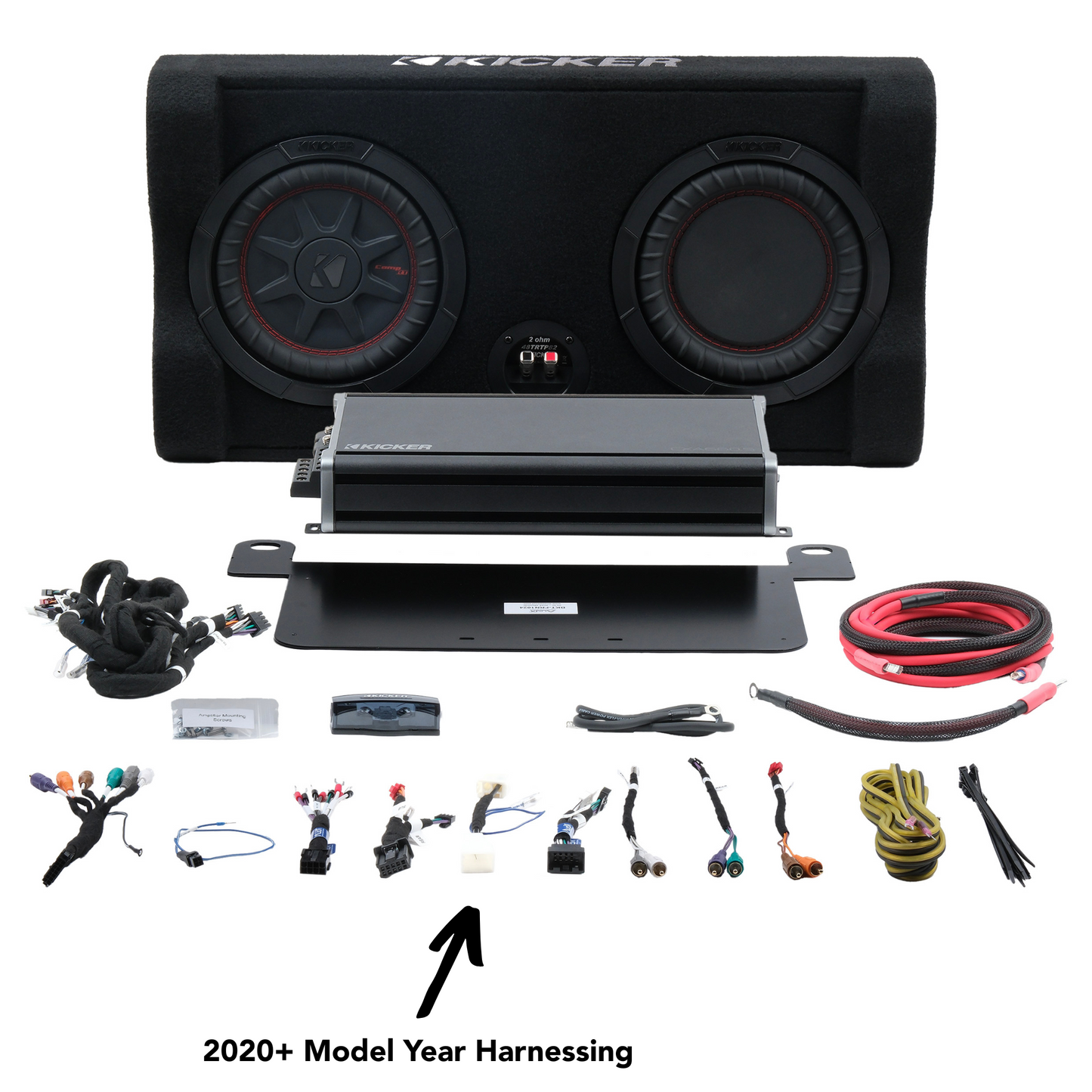 Kicker Plug & Play 5-Channel Amplifier and Down-fire Subwoofer Kit | '10 - '24 4Runner