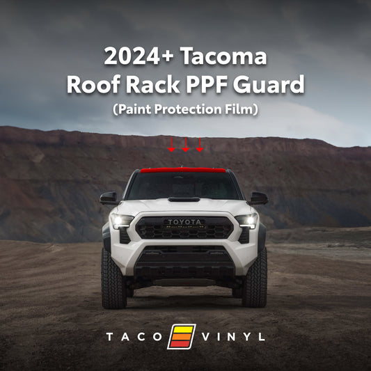 Taco Vinyl Tacoma PPF Roof Rack Guard | '24+ Tacoma