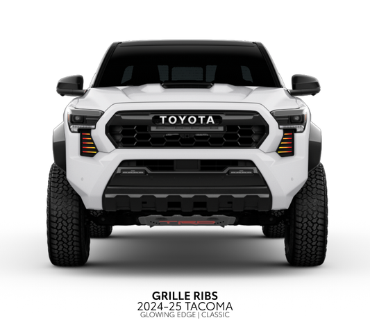 Taco Vinyl Tacoma Glowing Edge Grille Rib Decal | '24+ Tacoma