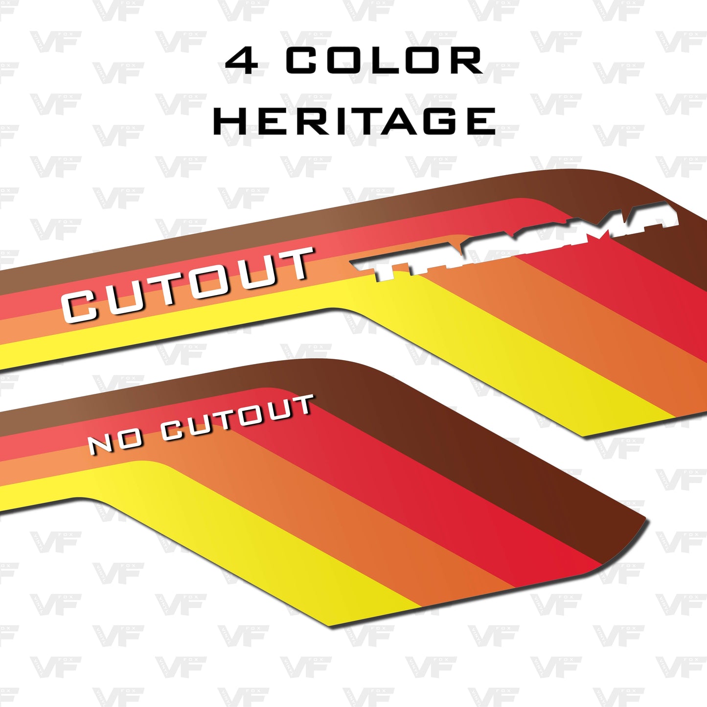 Vinyl Fox LowerLine Vinyl Side Stripes | 2024+ Tacoma