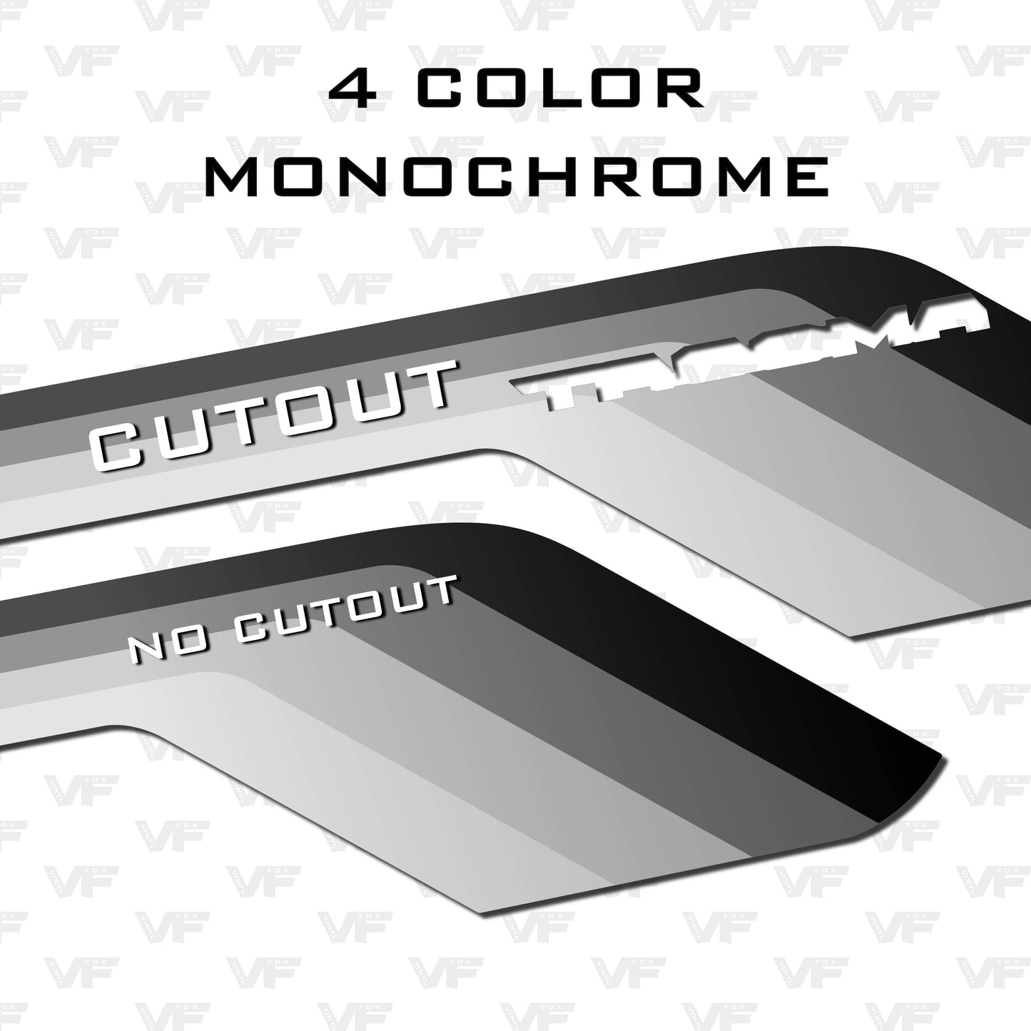 Vinyl Fox LowerLine Vinyl Side Stripes | 2024+ Tacoma