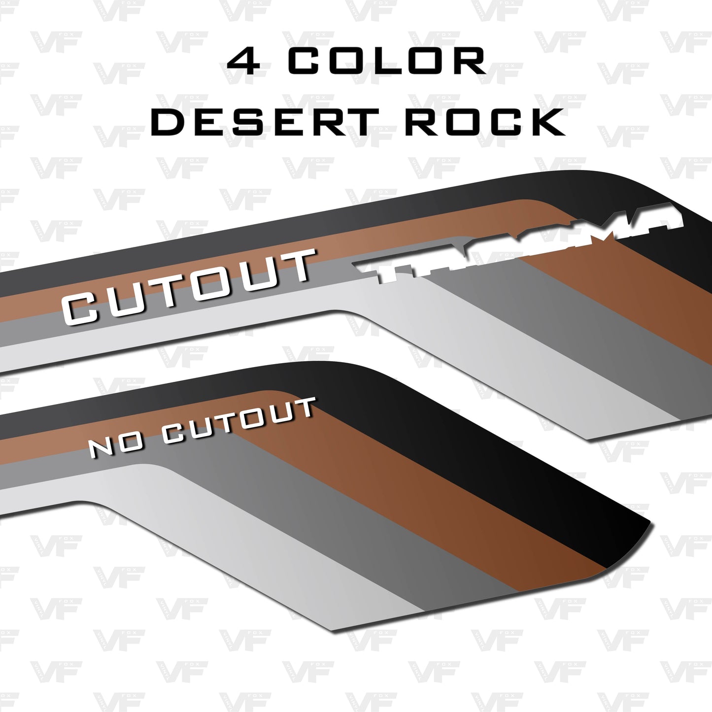 Vinyl Fox LowerLine Vinyl Side Stripes | 2024+ Tacoma