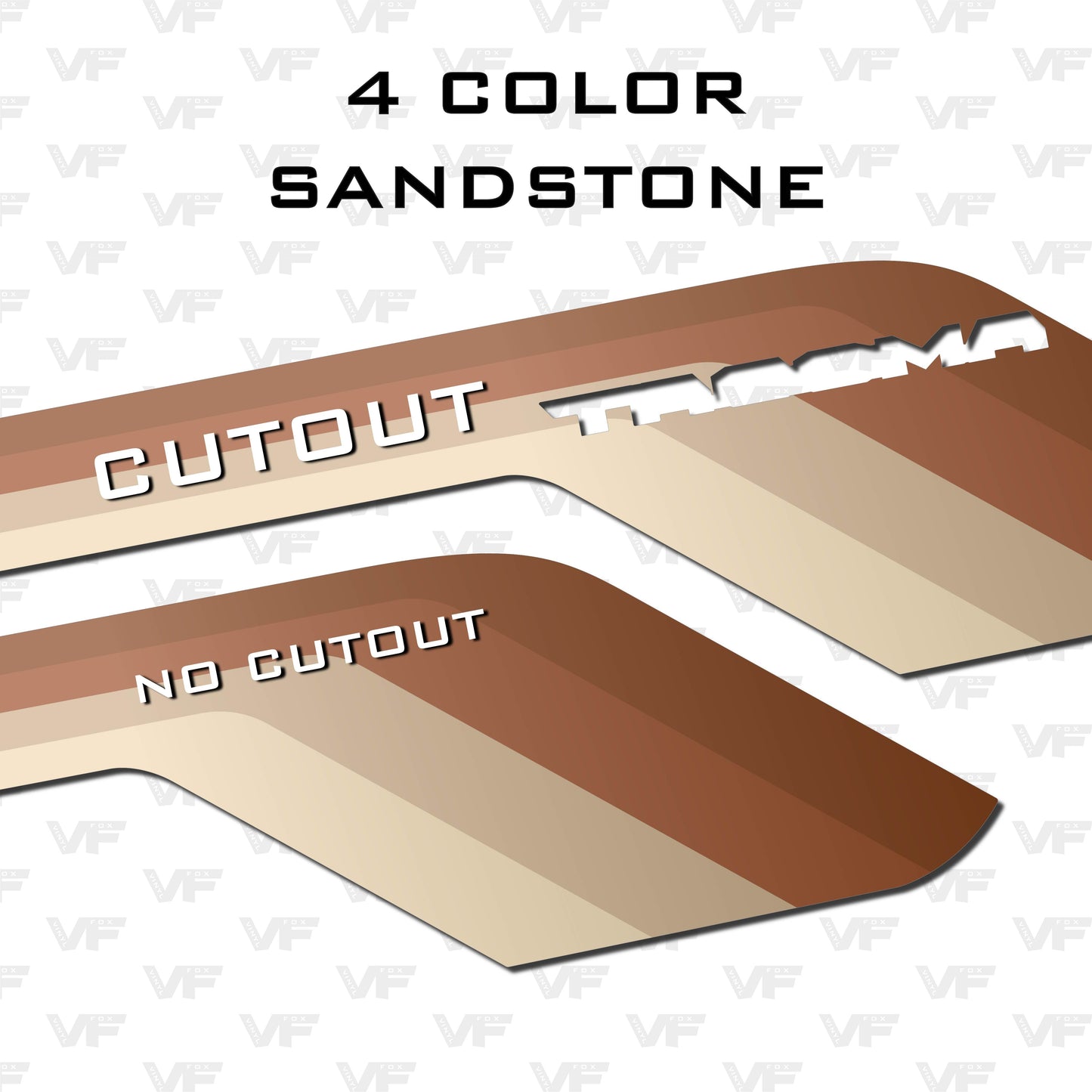 Vinyl Fox LowerLine Vinyl Side Stripes | 2024+ Tacoma