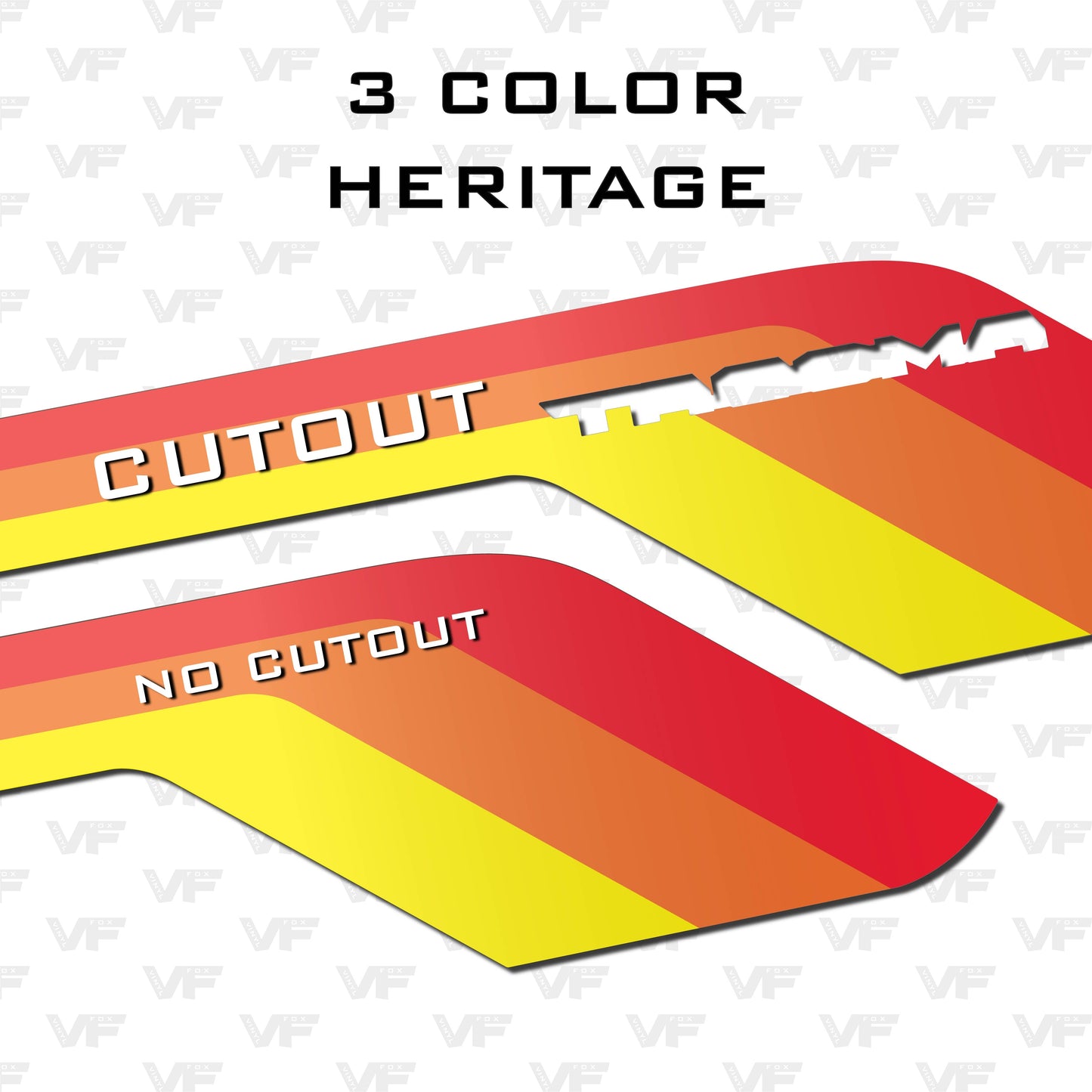 Vinyl Fox LowerLine Vinyl Side Stripes | 2024+ Tacoma