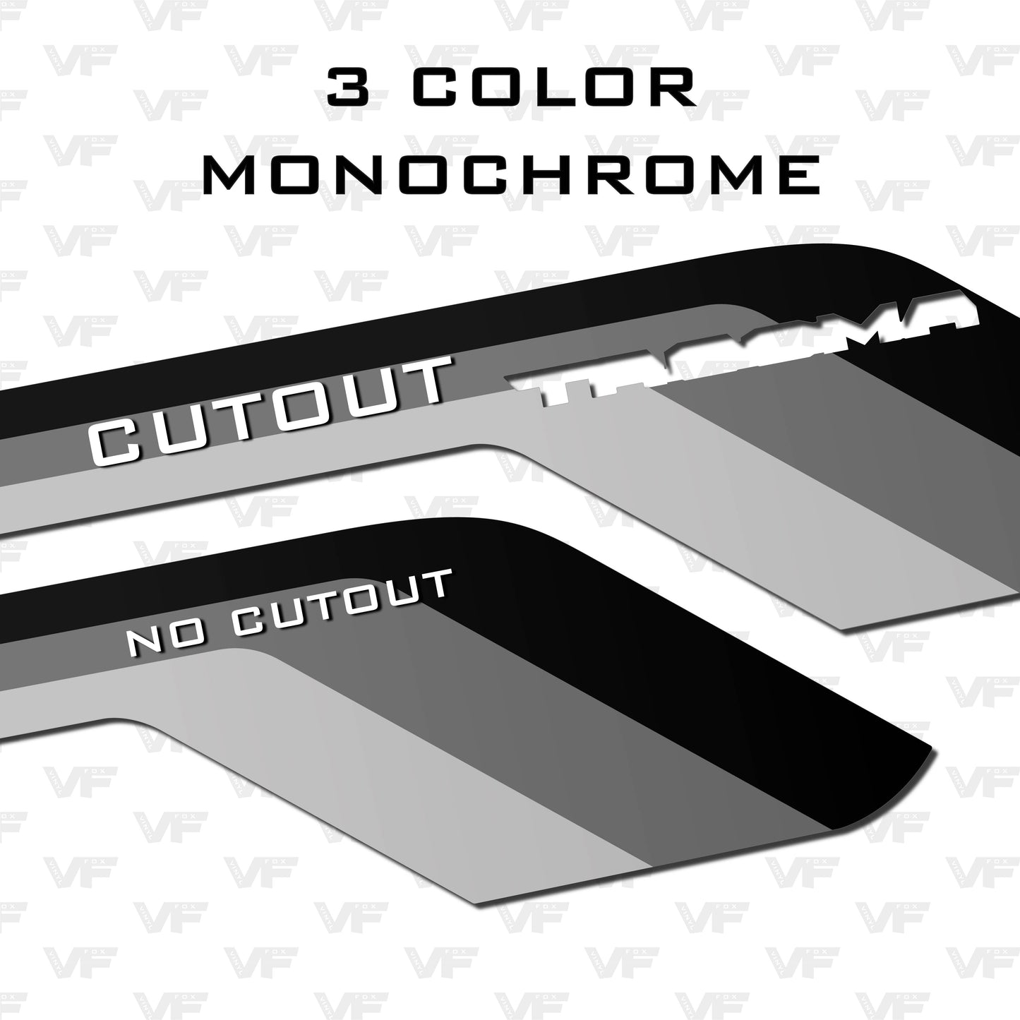 Vinyl Fox LowerLine Vinyl Side Stripes | 2024+ Tacoma
