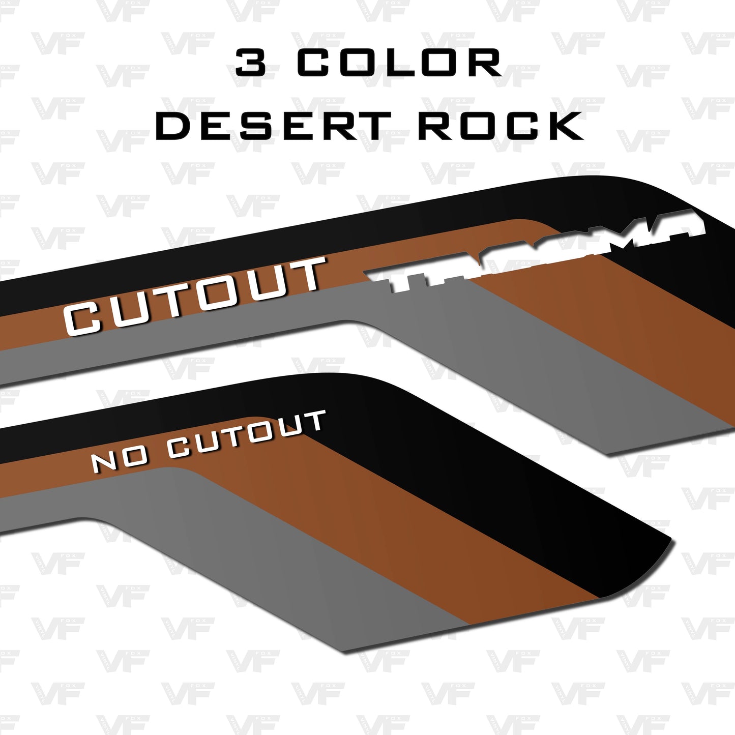 Vinyl Fox LowerLine Vinyl Side Stripes | 2024+ Tacoma