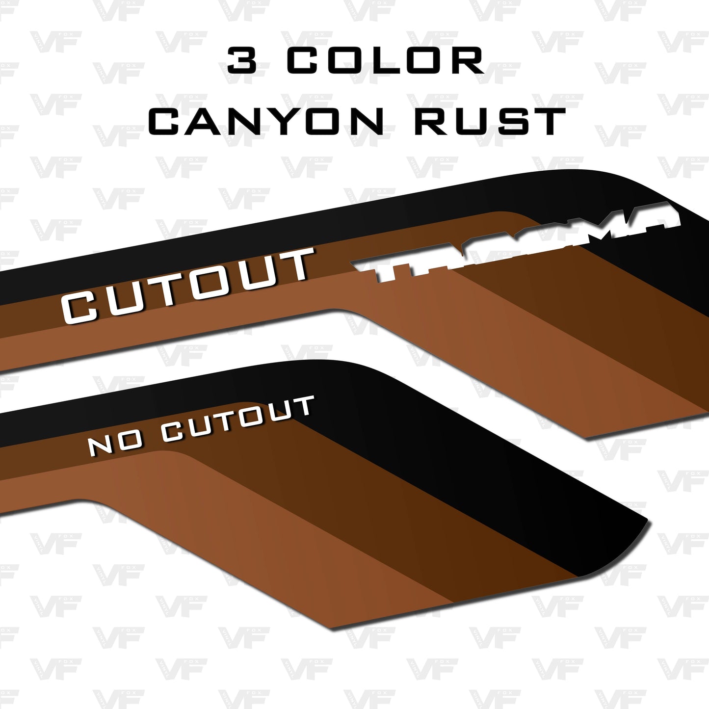 Vinyl Fox LowerLine Vinyl Side Stripes | 2024+ Tacoma