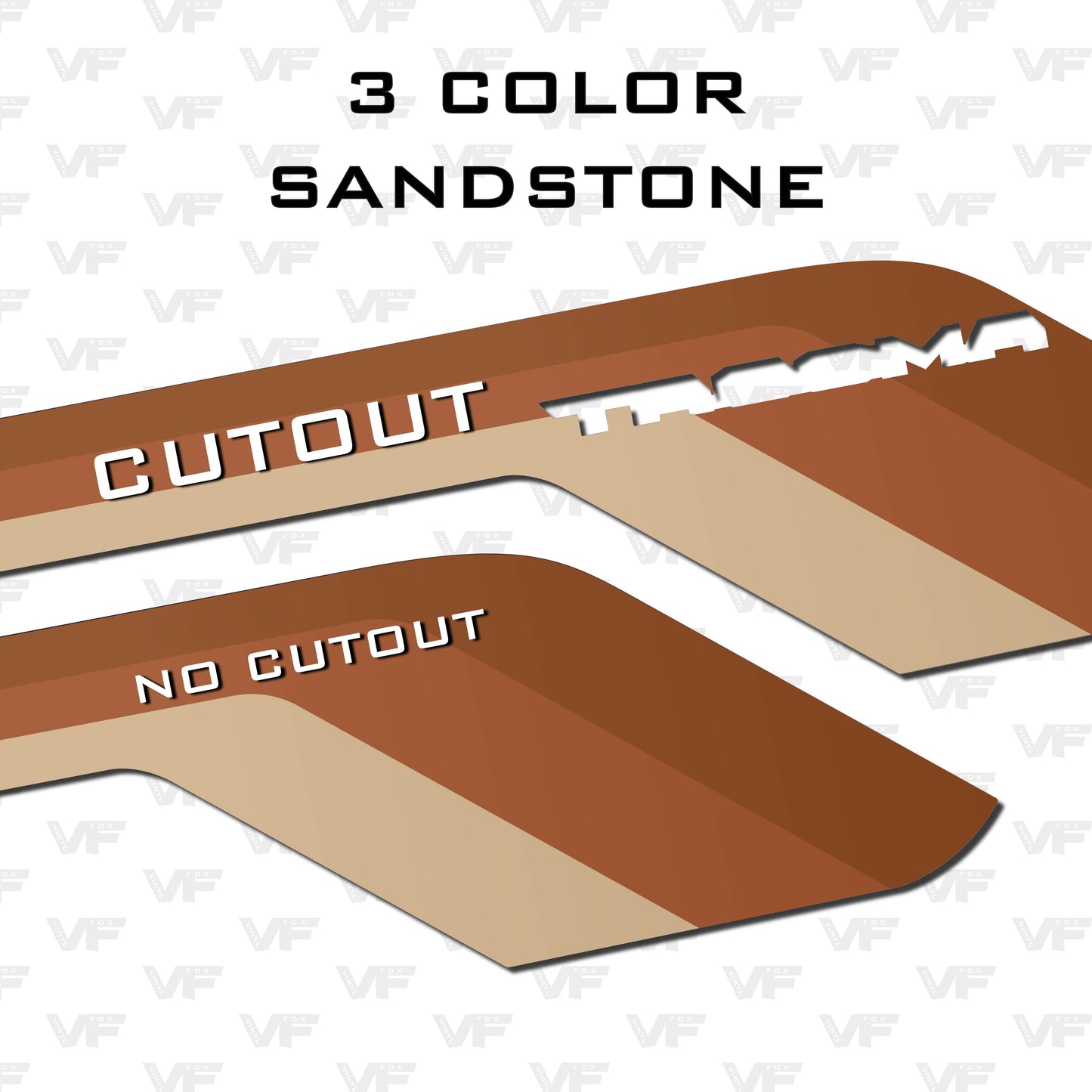 Vinyl Fox LowerLine Vinyl Side Stripes | 2024+ Tacoma