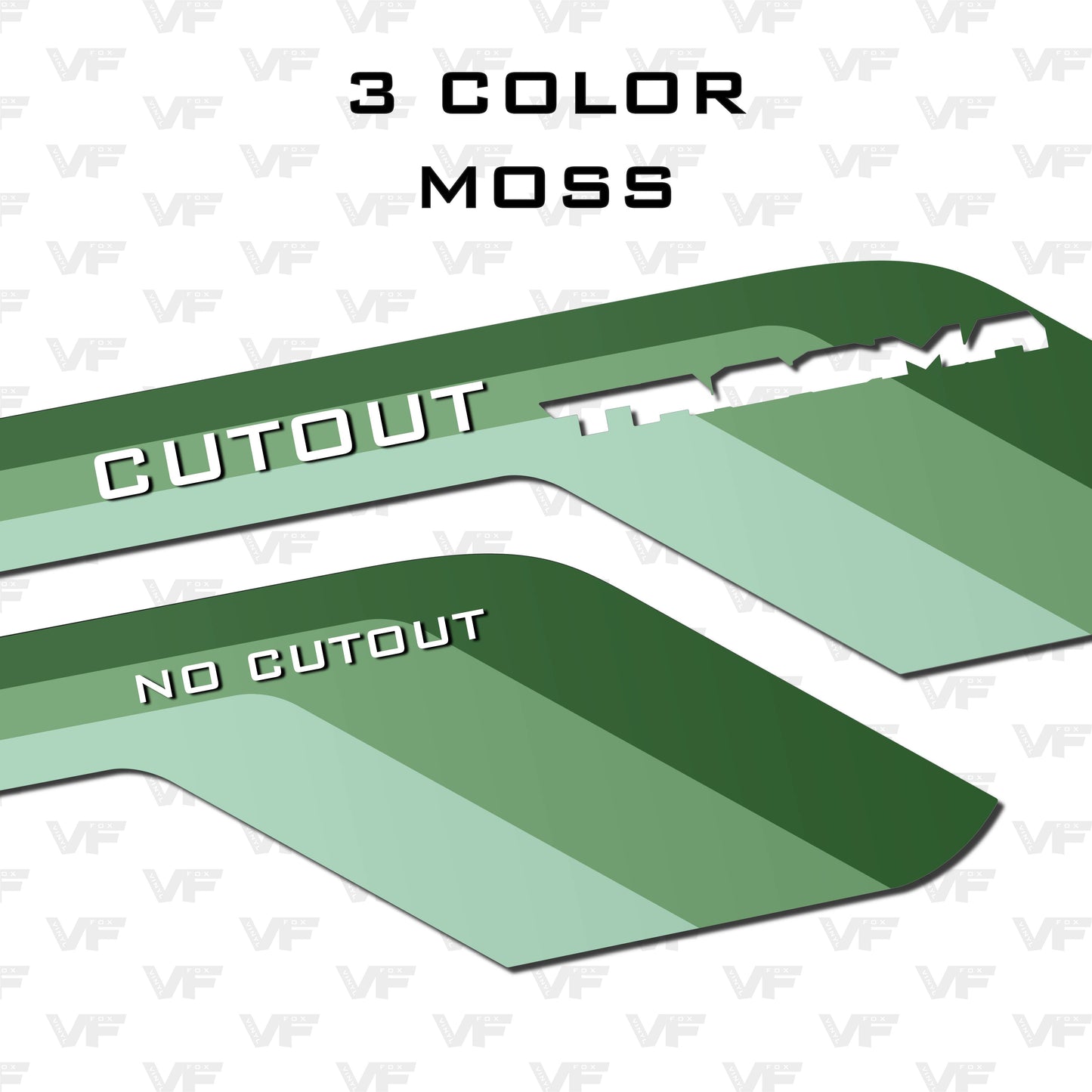 Vinyl Fox LowerLine Vinyl Side Stripes | 2024+ Tacoma