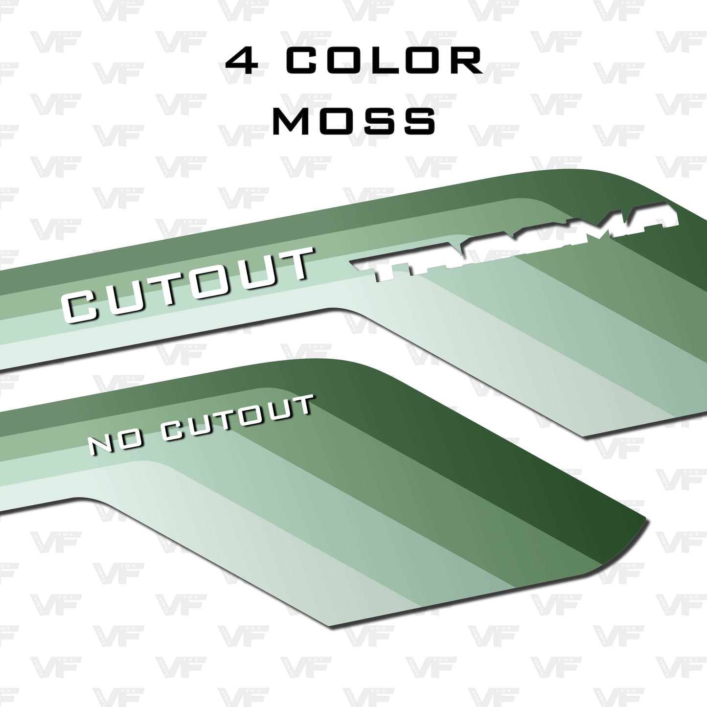 Vinyl Fox LowerLine Vinyl Side Stripes | 2024+ Tacoma