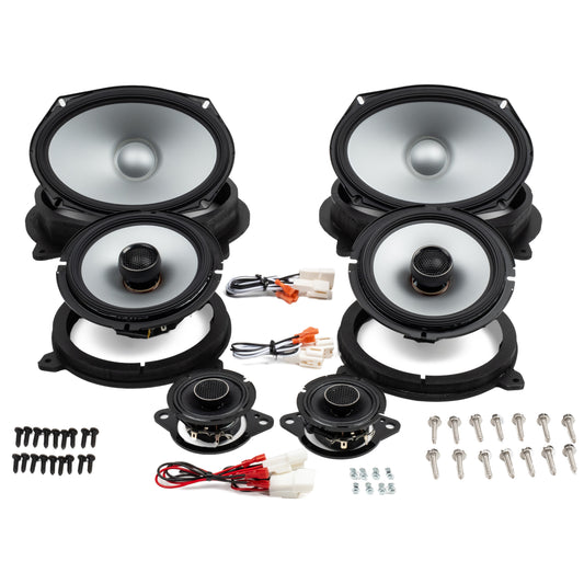 Alpine 6 Speaker Plug & Play Bundle (6x9 Front Door Speakers) | '14 - '21 Tundra