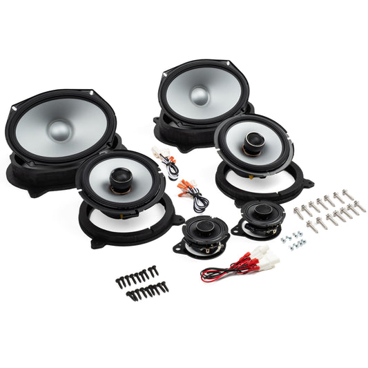 Alpine 6 Speaker Plug & Play Bundle (6x9 Front Door Speakers) | '14 - '21 Tundra