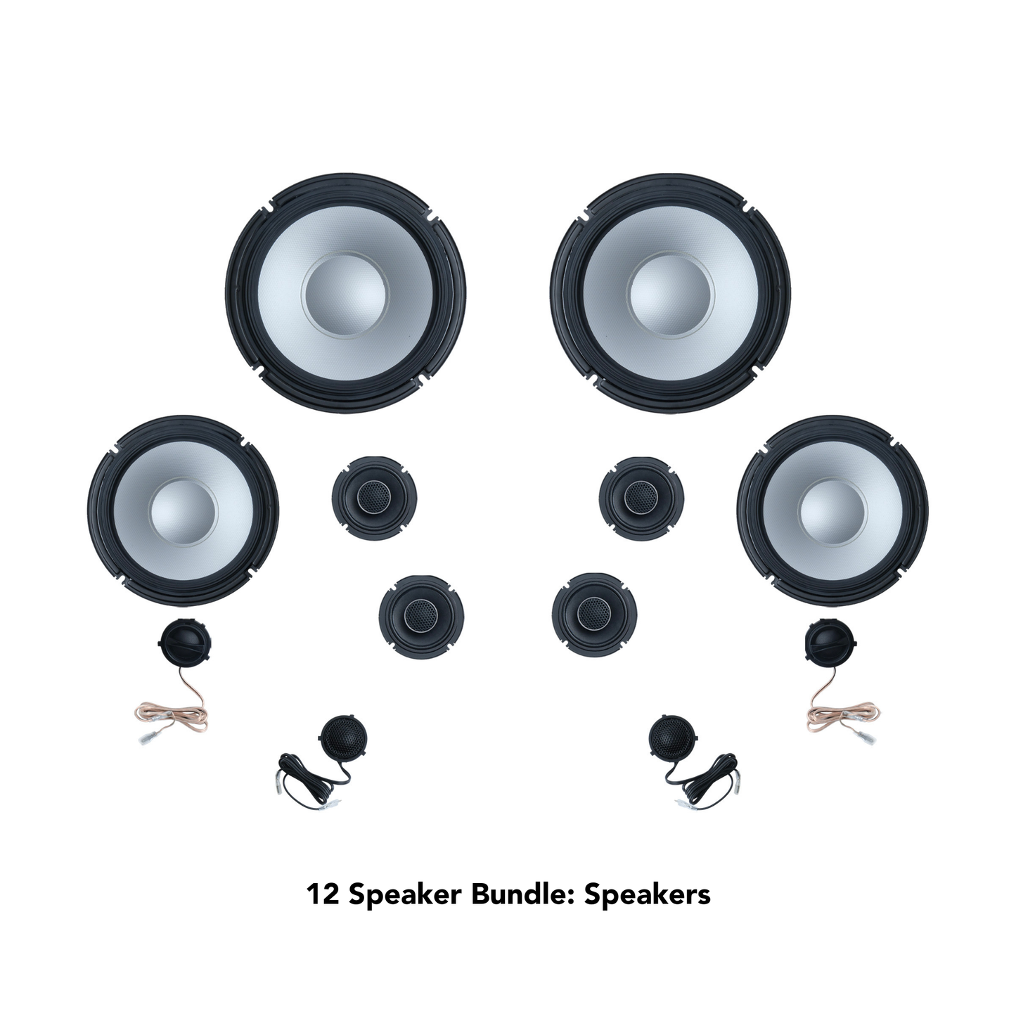 Alpine 8 or 12 Speaker Plug & Play Bundle (8