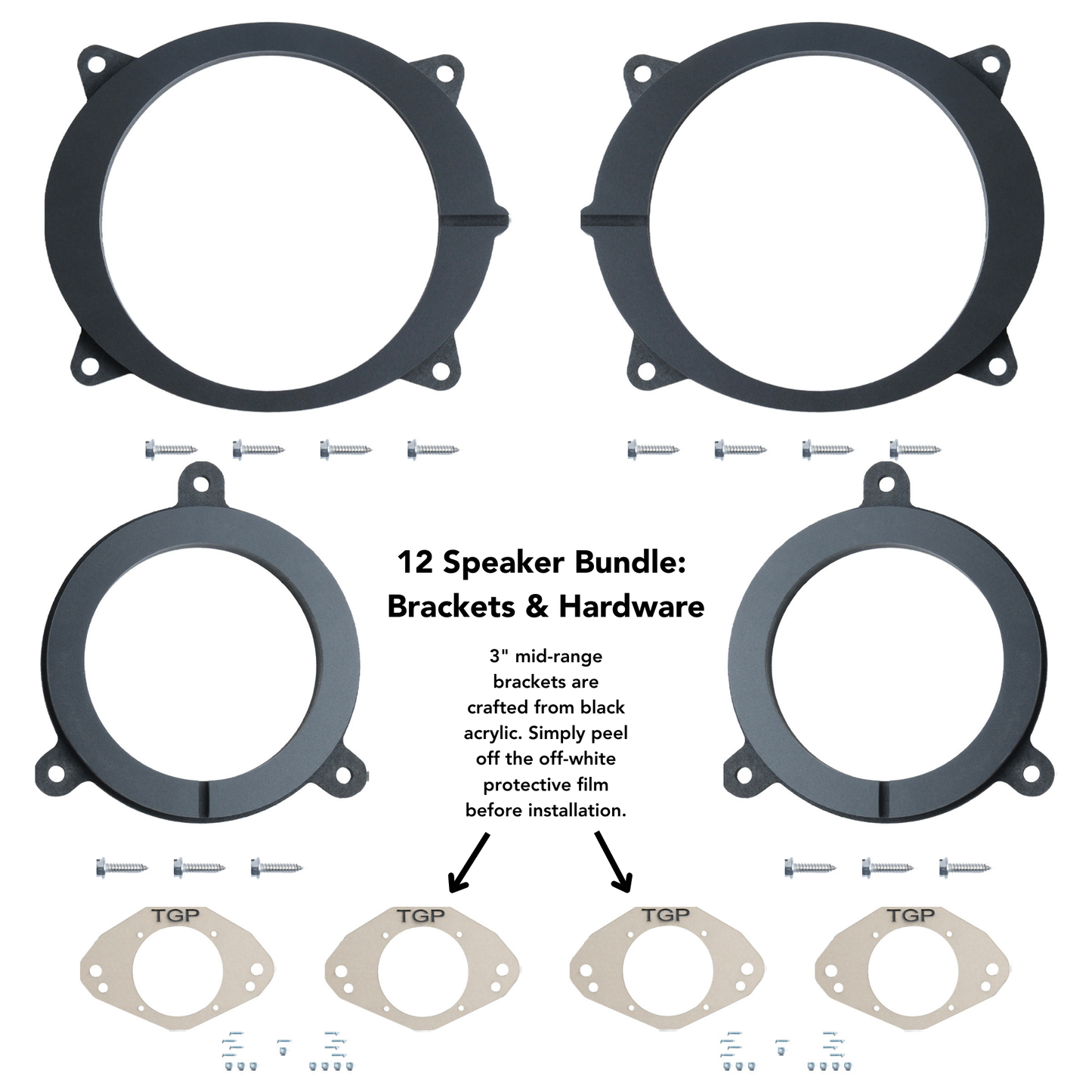Alpine 6 or 12 Speaker Plug & Play Bundle (8