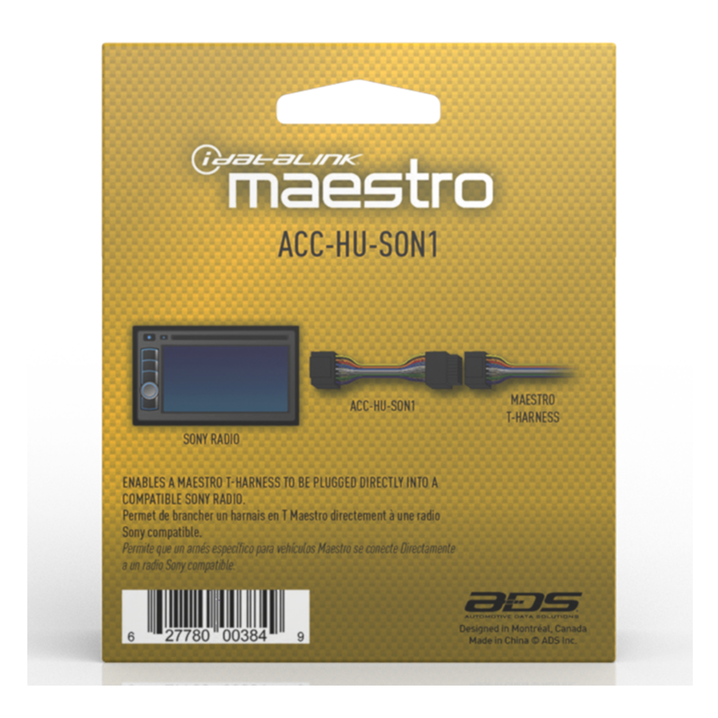 Maestro Head Unit Adapter Harness for Sony Radios