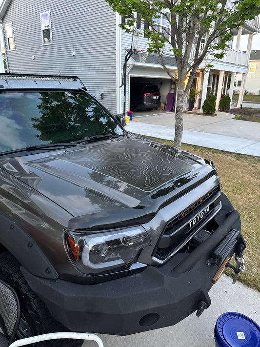 Taco Vinyl Toyota Tacoma Hood Stamp | '05 - '15 Tacoma