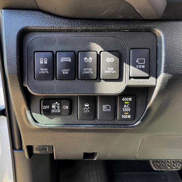 Base Switch Panel for 4 Short Switches | '16 - '23 Tacoma
