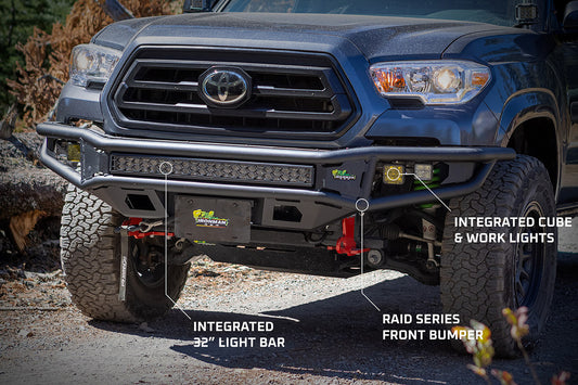 Ironman 4x4 Raid Series Front Bumper | '16 - '23 Tacoma