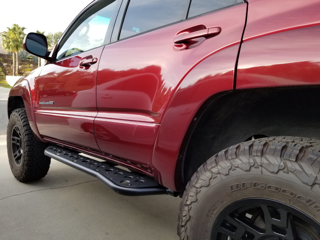 Cali Raised Step Edition Bolt On Rock Sliders | '03 - '09 4Runner