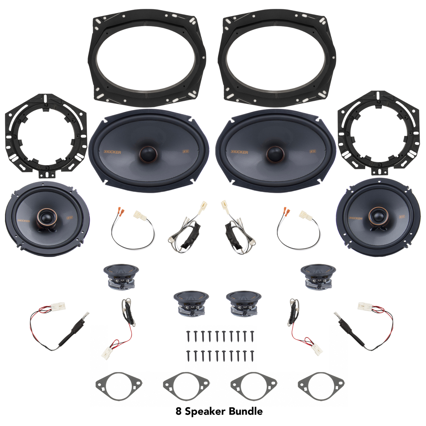 Kicker Plug & Play 6 or 8 Speaker Bundle | '03 - '09 4Runner
