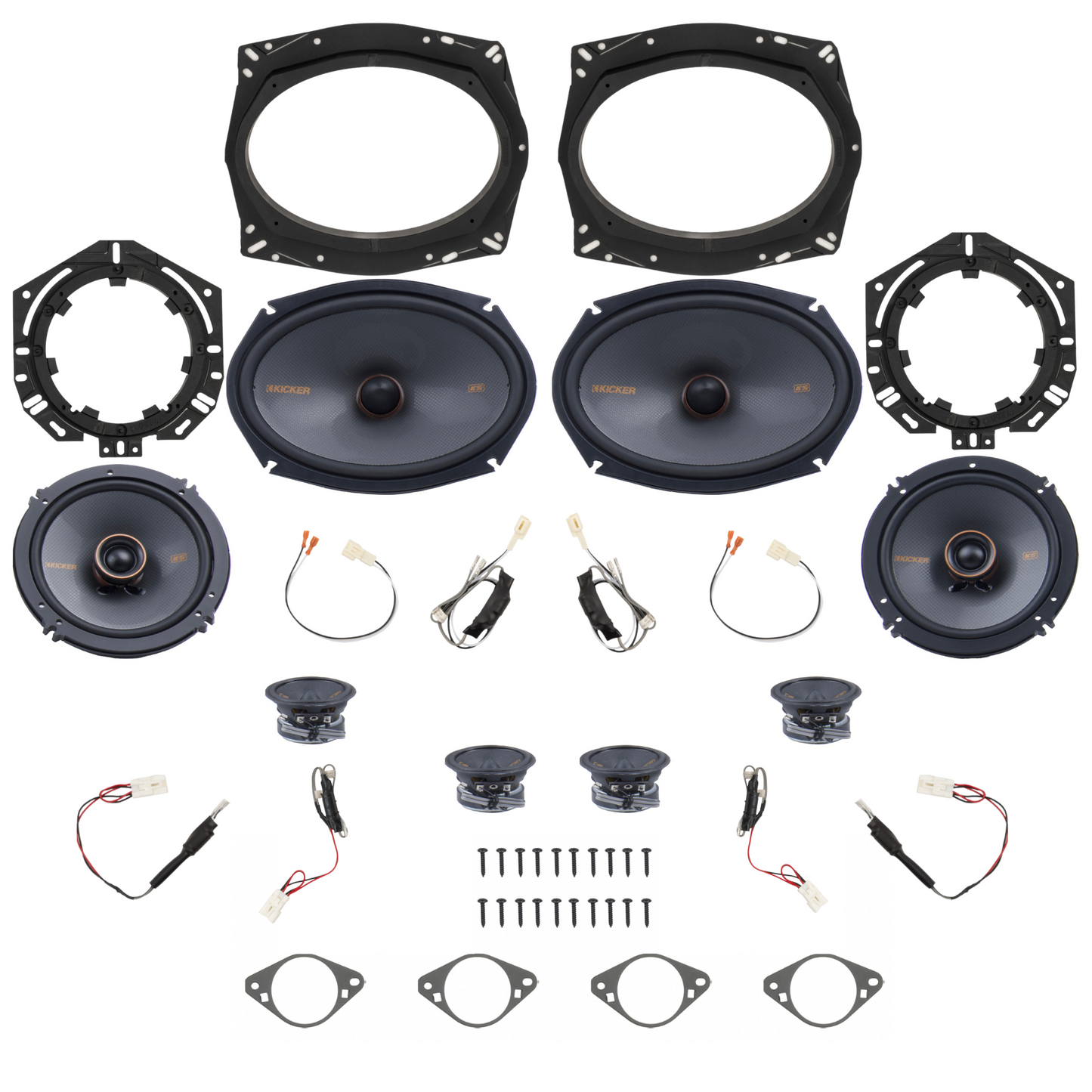 Kicker Plug & Play 6 or 8 Speaker Bundle | '03 - '09 4Runner