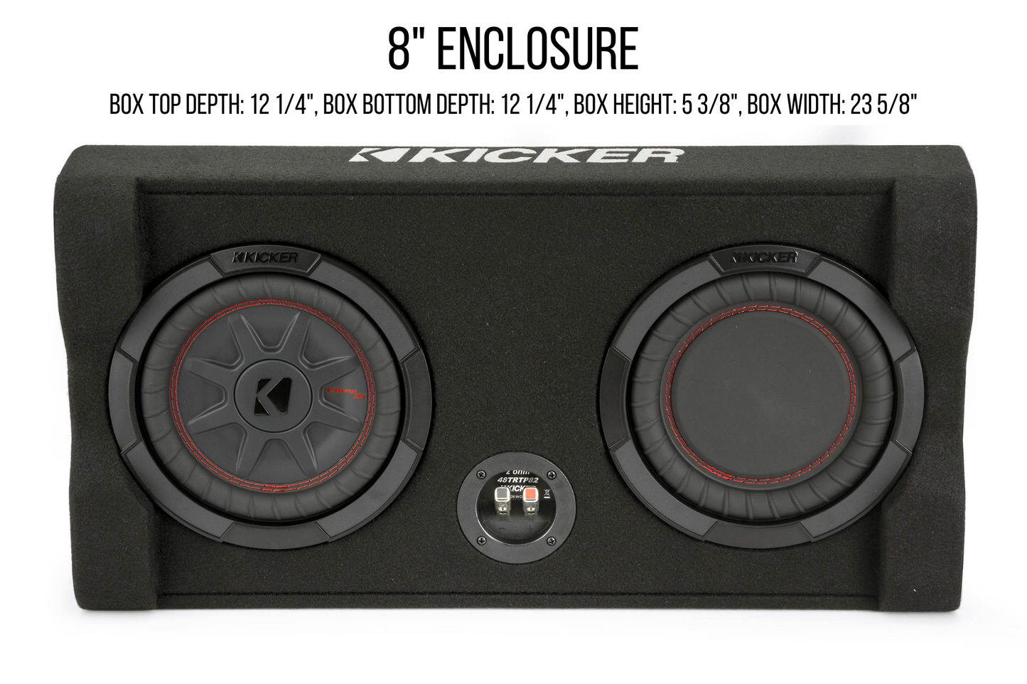 Kicker Plug & Play Down-Firing Subwoofer & 5-Channel Amplifier Kit | '03 - '24 4Runner