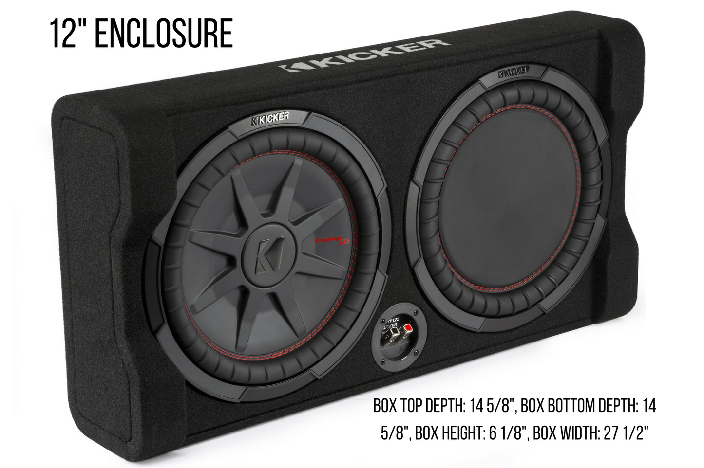 Kicker Plug & Play Down-Firing Subwoofer & 5-Channel Amplifier Kit | '03 - '24 4Runner