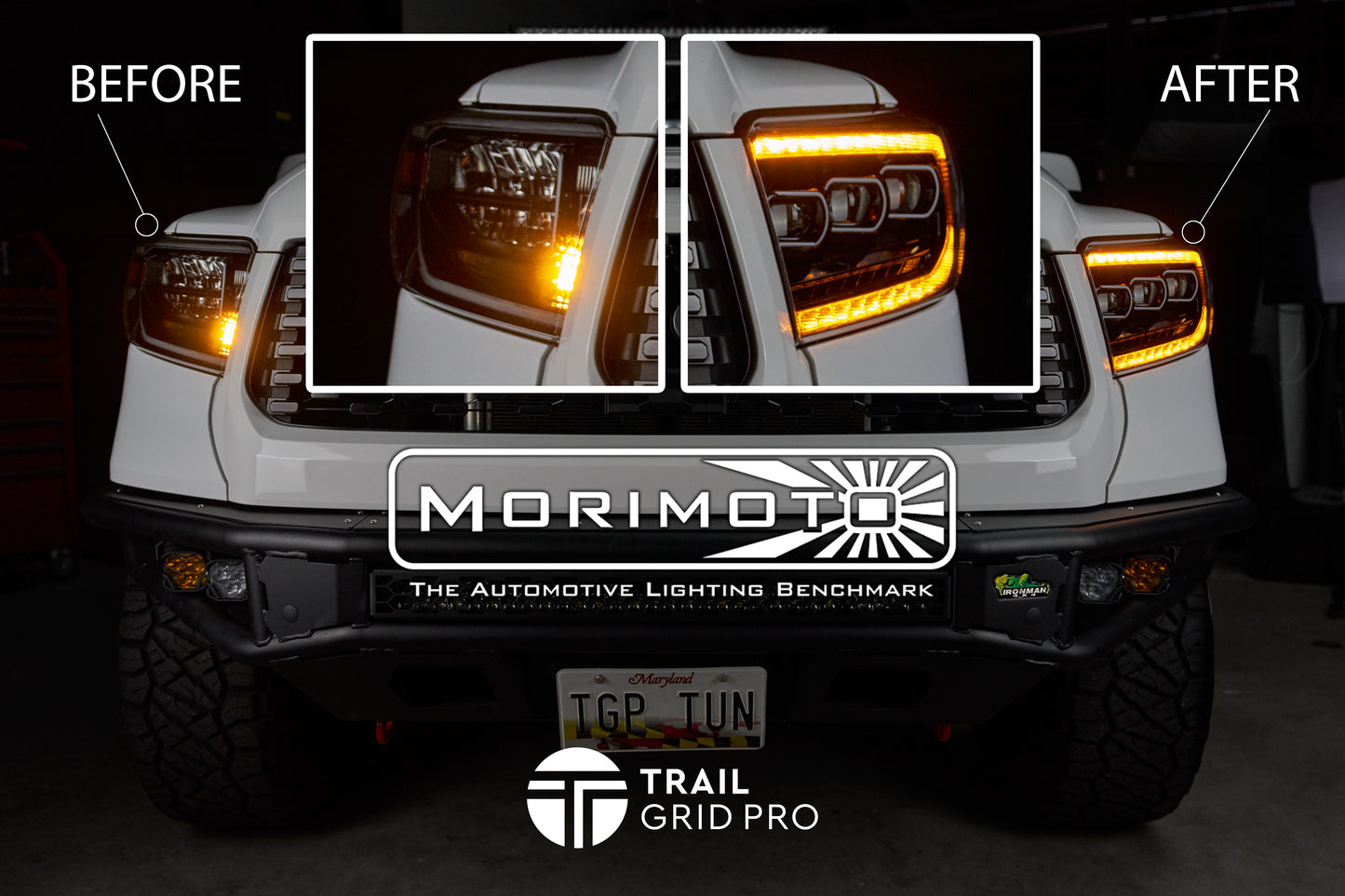 Morimoto XB LED Headlights (White DRL) | '14 - '21 Tundra