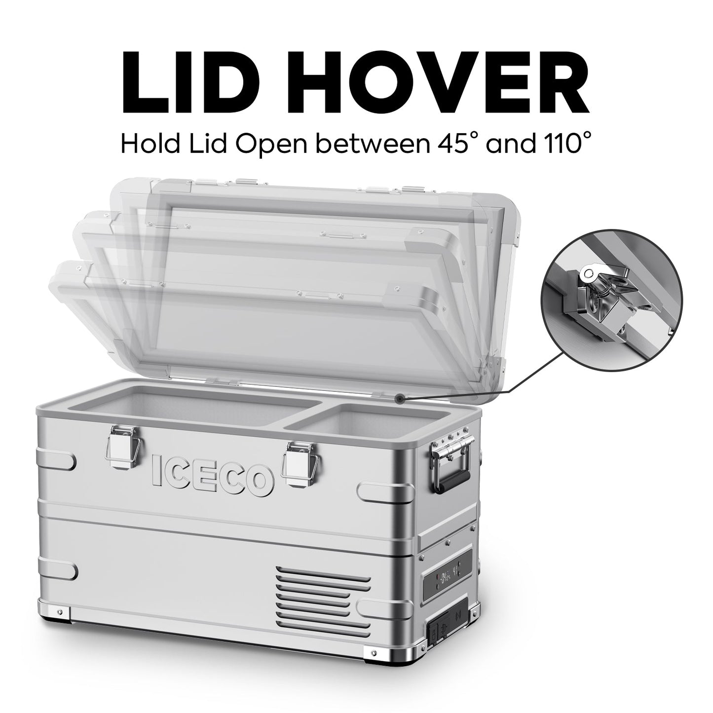 APL35 Dual Zone Aluminum Refrigerator| ICECO | 35 LT
