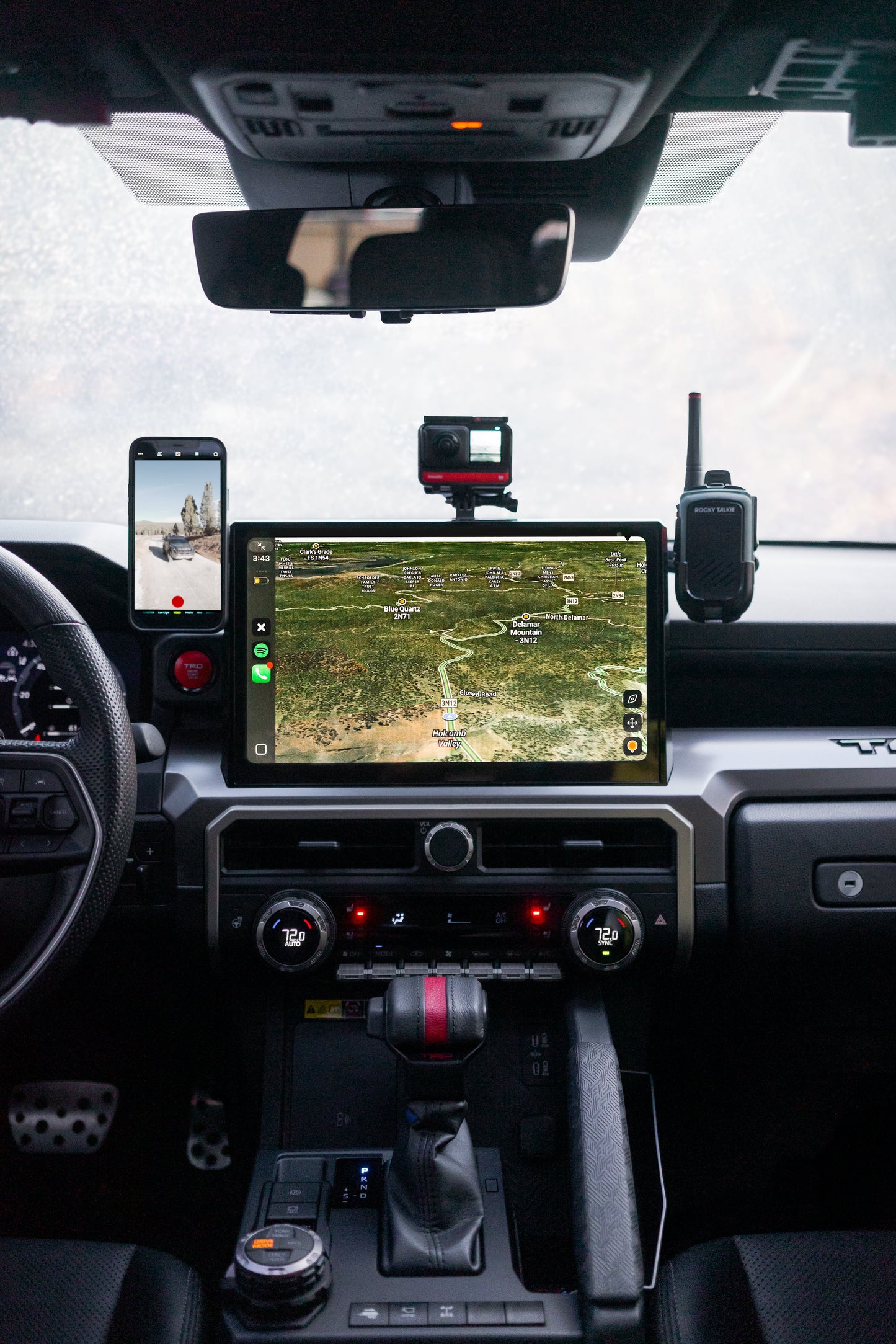 ICS Fab Toyota Tacoma Dash Mount (14” Screen) | '24+ Tacoma