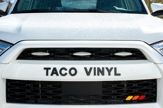 Taco Vinyl 4Runner Grille Lights | '10 - '24 4Runner