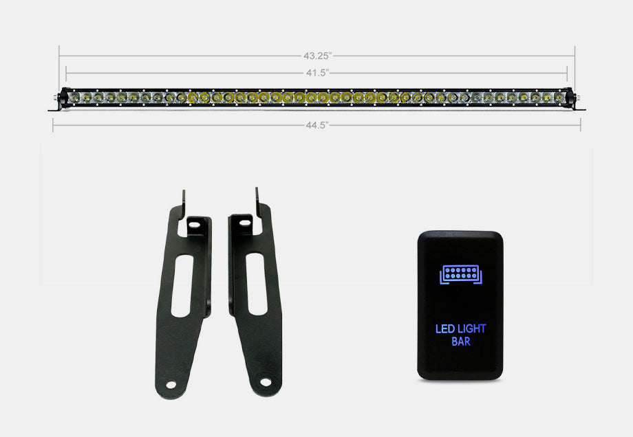 Cali Raised Economy Roof Rack Lighting Kit | Tacoma & 4Runner