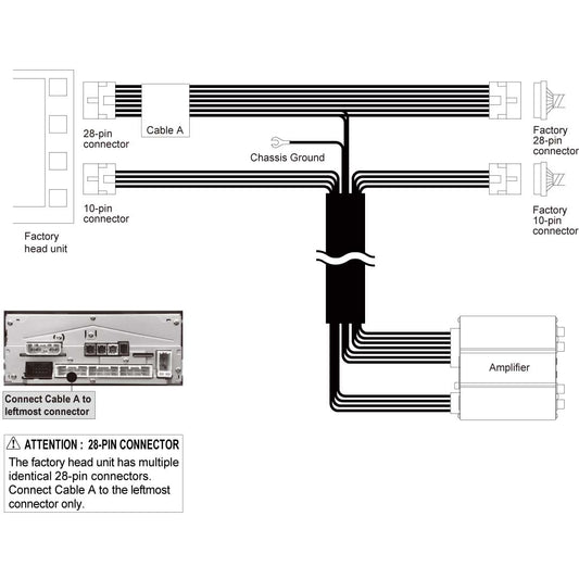 Beat-Sonic ENA-2T3 Plug & Play Encore Alpha Power Amplifier Kit | Select 2018+ Toyota/Lexus