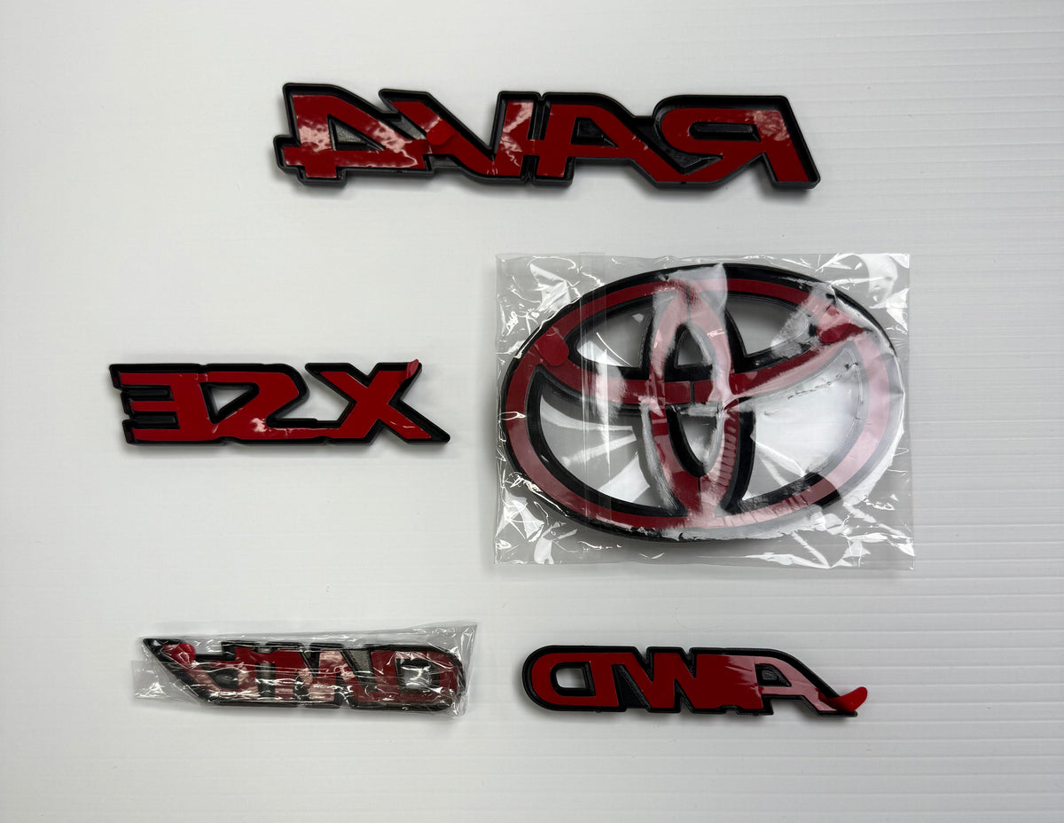 Taco Vinyl Rav4 Plastic Overlays | '19 - '24 Rav4