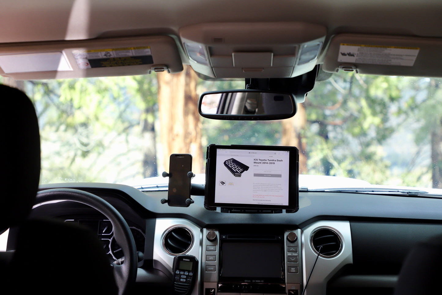 ICS Fab Toyota Tundra Dash Mount | '14 - '21 Tundra