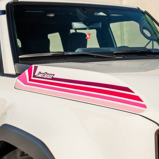 Taco Vinyl Land Cruiser 250 Hood Side Fangs | '24+ Land Cruiser