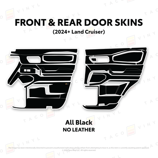 Taco Vinyl Land Cruiser 250 Door Skins | '24+ Land Cruiser