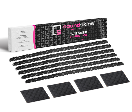 Speaker Ring & Backing Sheets Sound Deadening Kit
