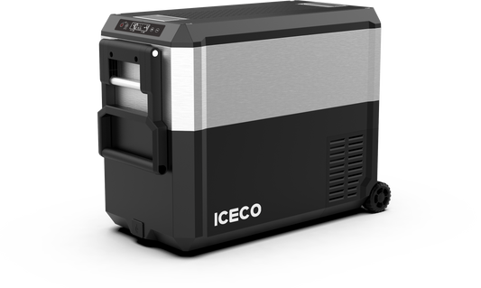 JP50 Pro Dual Zone Wheeled Car Fridge With Cover | ICECO | 50 LT