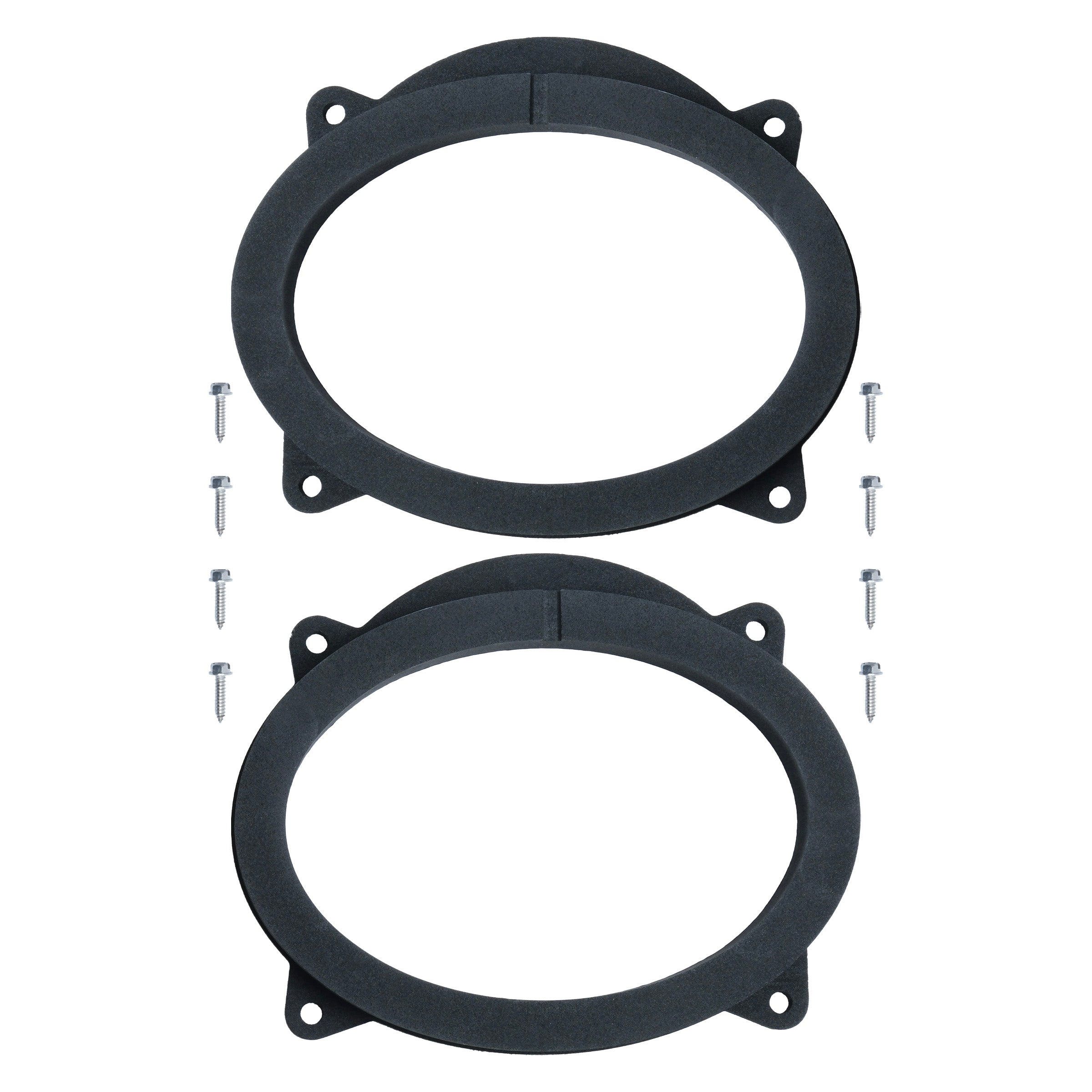 thumbnail image 2 of Universal 6x9 Speaker Adaptor Spacer Rings (Pair) - 9.5mm Height 2 of 4