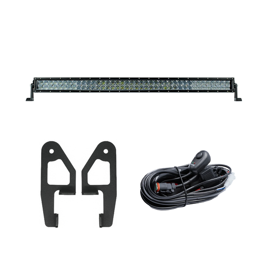 Cali Raised Premium Roof Rack Front Light Bar Kit | 2024+ Tacoma