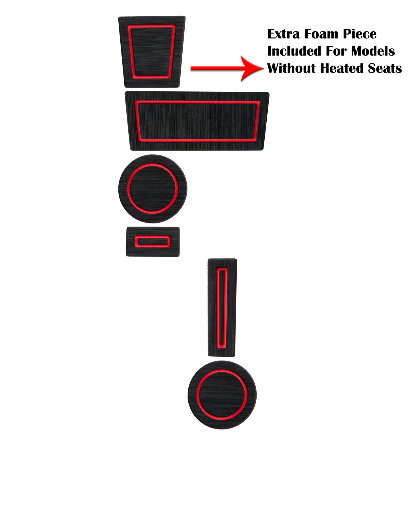 Tufskinz Foam Cup Holder Inserts | '10 - '24 4Runner