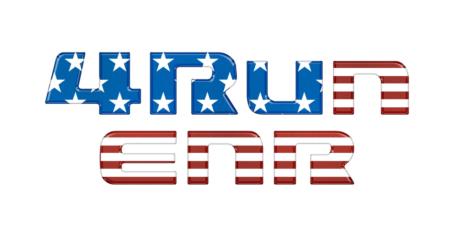 Tufskinz Rear Hatch Letter Overlays | '10 - '24 4Runner