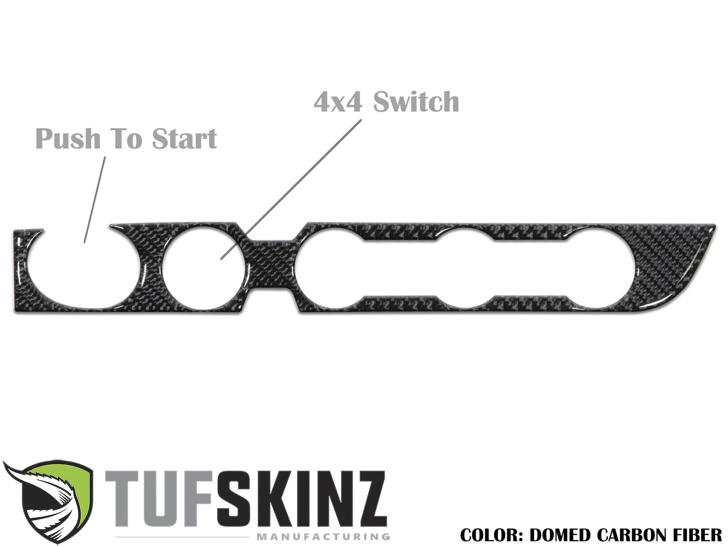 Tufskinz Climate Control Accent Overlay | '16 - '23 Toyota Tacoma