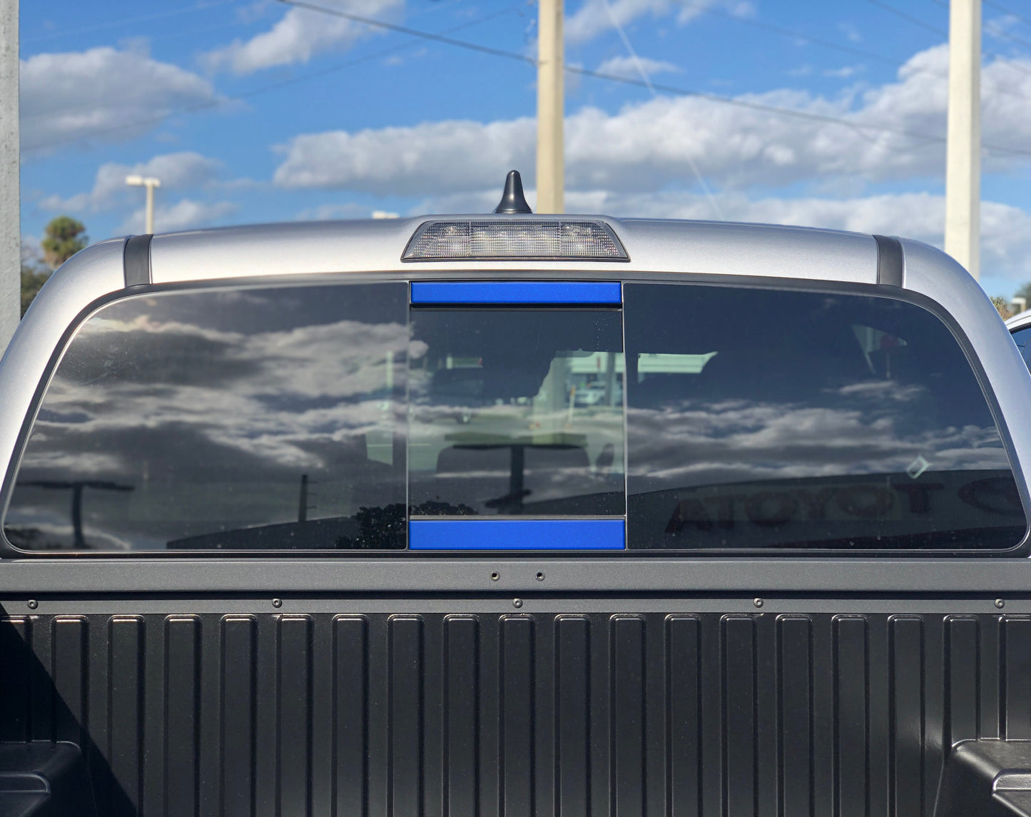 Tufskinz Rear Power Sliding Window Accent Overlays | '16 - '23 Tacoma